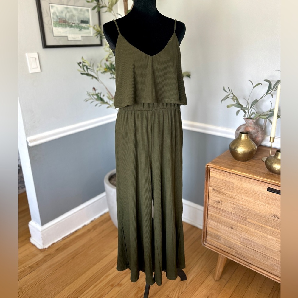 Whiteroom+Cactus Wide Leg Jumpsuit, NWOT